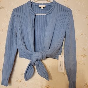 Ronny Kobo XS Cardigan Blue NWT